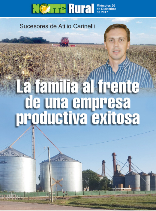 La familia al frente de una empresa productiva exitosa