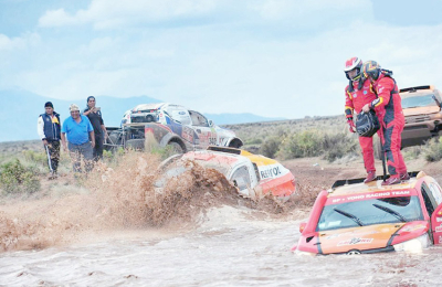 Dakar: Villagra, Benavides y González Ferioli son escoltas en camiones, motos y cuatriciclo