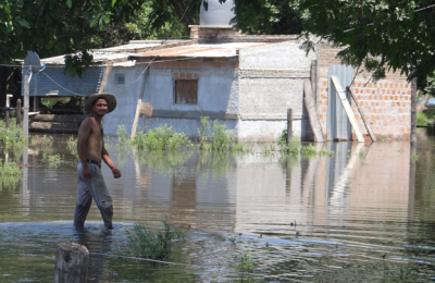 Con 6,48 el Paraná en Barranqueras está fuera del nivel de evacuación
