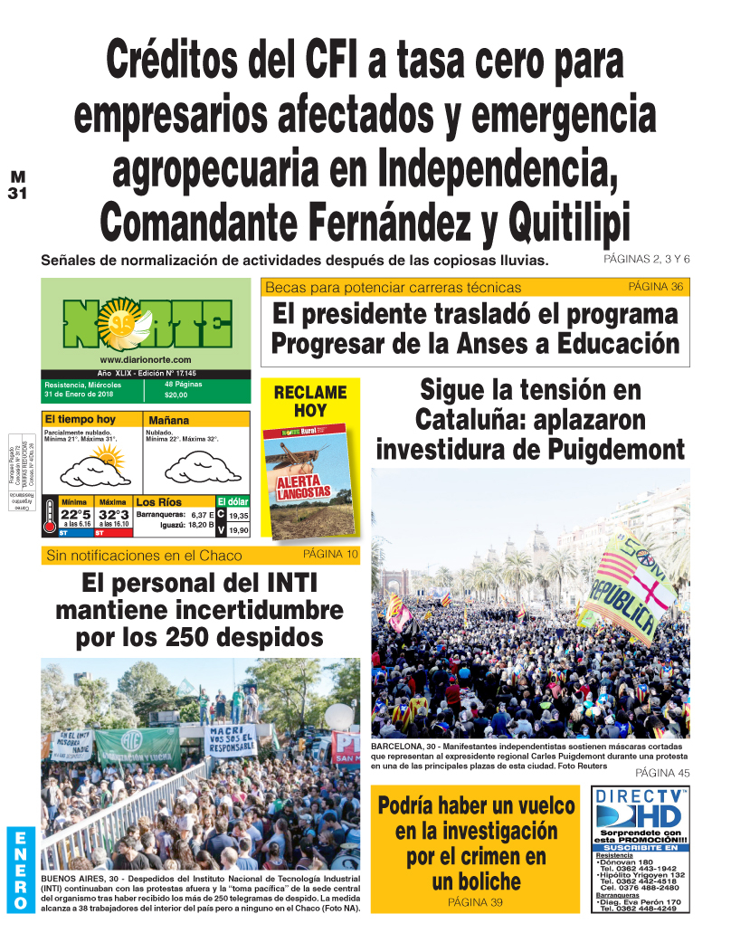 Edición del 31.01.18