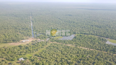 El drama de las inundaciones en El Impenetrable desde el aire