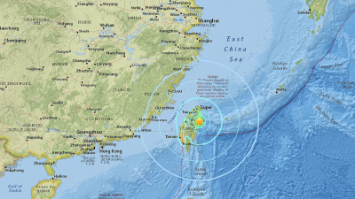 Sismo de magnitud 6,4 sacude Taiwán
