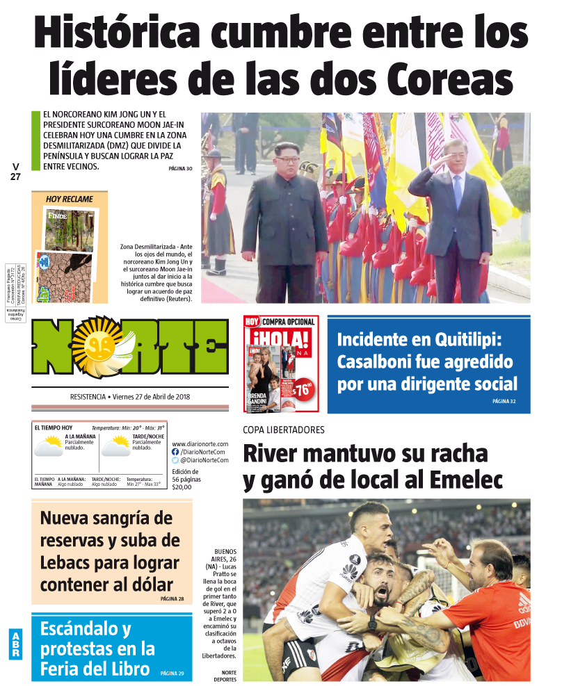 Edición del 27.04.2018