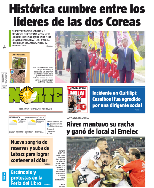 Edición del 27.04.2018