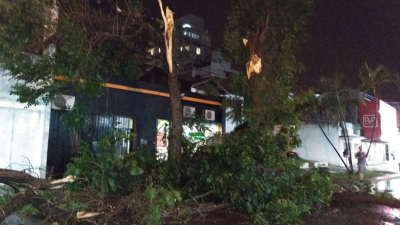 La tormenta generó innumerables inconvenientes en Resistencia
