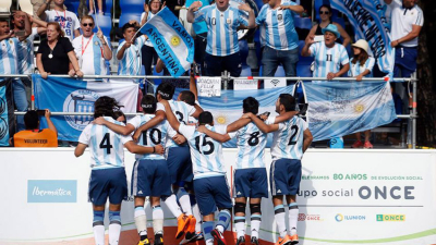 Mundial de Fútbol para Ciegos: Los Murciélagos eliminaron a Inglaterra