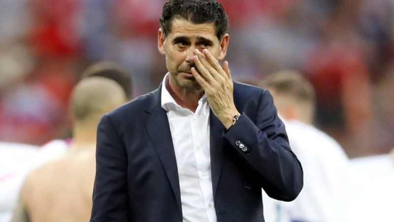 Hierro dejó la dirección técnica de España
