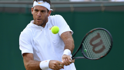 Del Potro le ganaba a Simon pero se postergó por falta de luz en Wimbledon