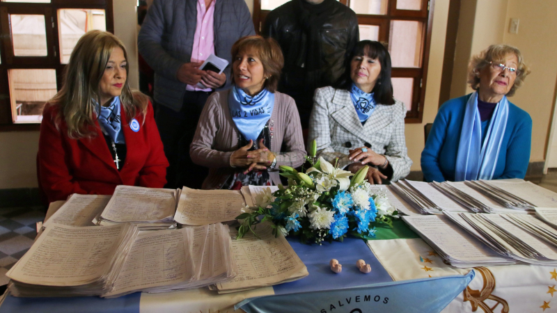 El Chaco juntó 25.000 firmas "a favor de las dos vidas"