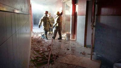 Tragedia en una escuela de Moreno: explotó una garrafa y murieron dos personas