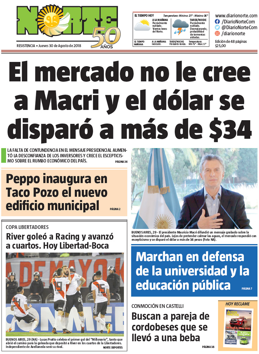 Edición del 30.08.18