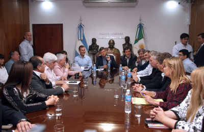 Presupuesto 2019: el gobernador junto con su equipo dio detalles a intendentes y diputados radicales