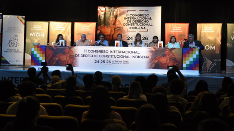 Comenzó el II Congreso Internacional de Derecho Constitucional Indígena