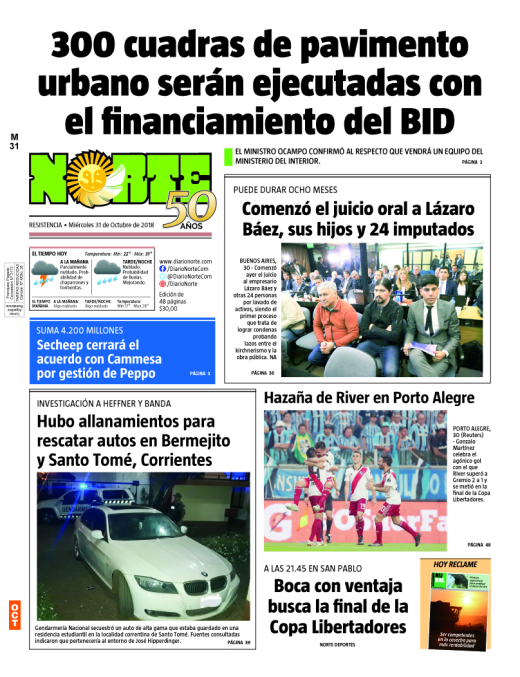 Edición del 31.10.2018