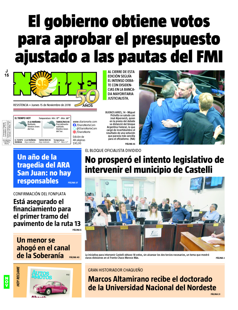 Edición del 15.11.18