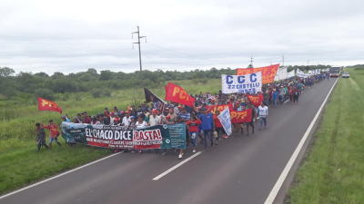 La gran marcha contra el ajuste se dirige a Makallé
