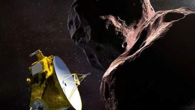 La NASA celebró el Año Nuevo con un histórico sobrevuelo