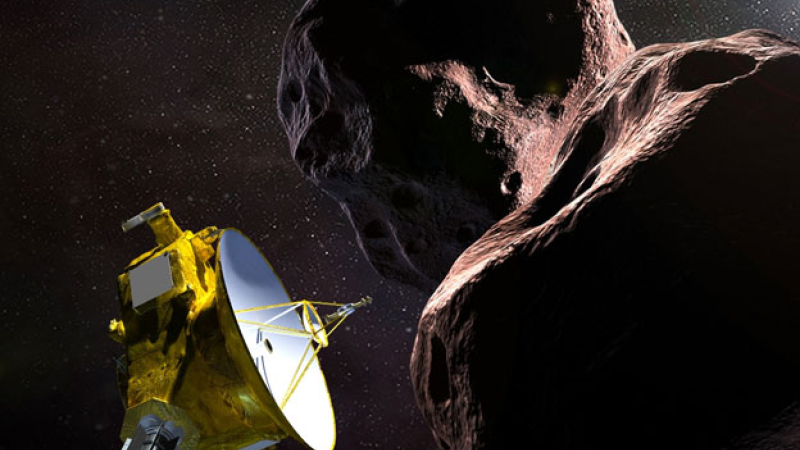 La NASA celebró el Año Nuevo con un histórico sobrevuelo