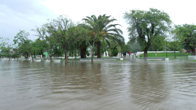 Coronel Du Graty: la ciudad bajo el agua