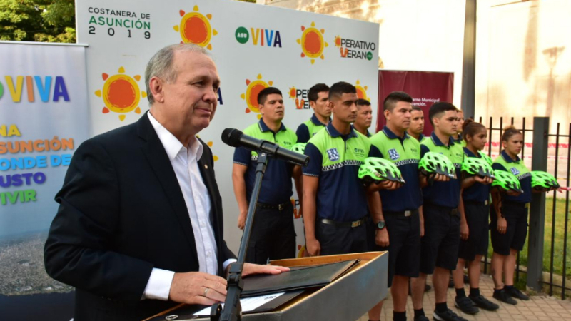 La Policía Municipal de Asunción hará sus controles en bicicletas eléctricas