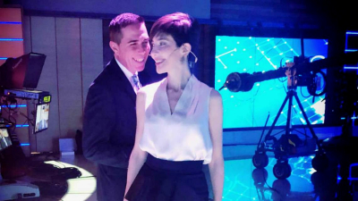 Rodolfo Barili y Cristina Pérez, protagonistas de un romántico video