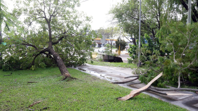 Seis lesionados durante el temporal en el Área Metropolitana