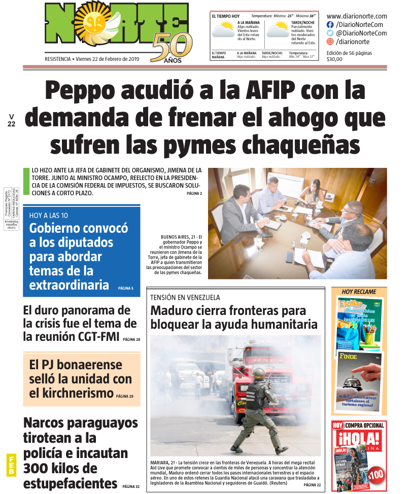 Edición del 22.02.2019