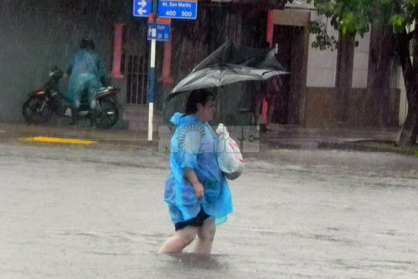 Resistencia y Barranqueras complicada durante la lluvia de este #8M