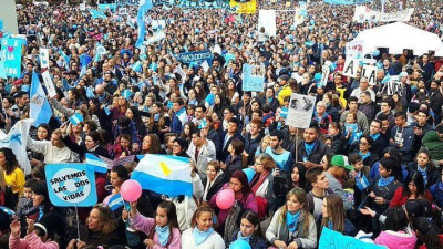 Los argentinos volverán a manifestarse por la vida
