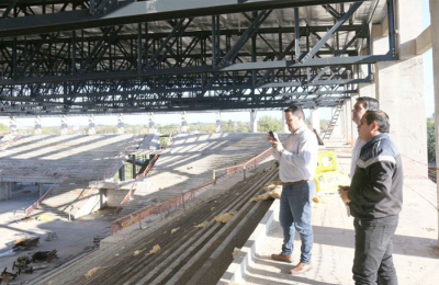 La obra del auditorio Portal del Cielo para 18.000 personas a punto de concluirse