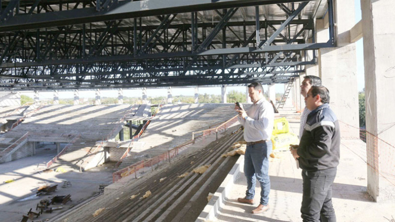 La obra del auditorio Portal del Cielo para 18.000 personas a punto de concluirse