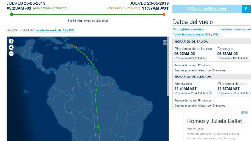 El vuelo internacional que une Resistencia con un paraíso caribeño