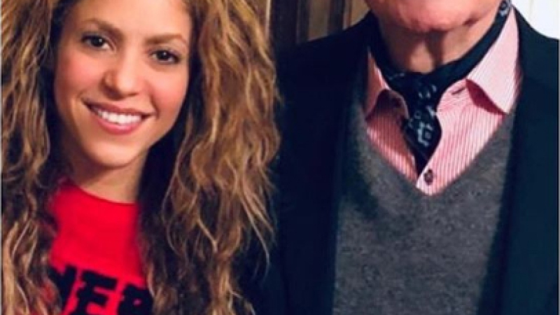 Así despidió Shakira a Fernando de la Rúa