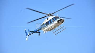 Helicóptero de la provincia impactó con un ave cuando el gobernador sobrevolaba Las Garcitas