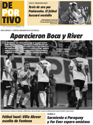 Aparecieron  Boca y River 