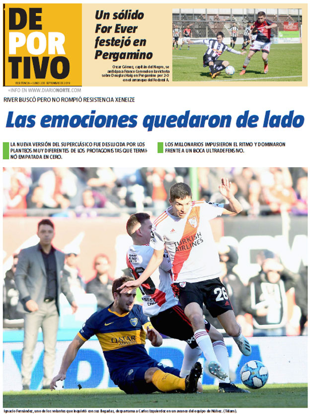Las emociones quedaron de lado
