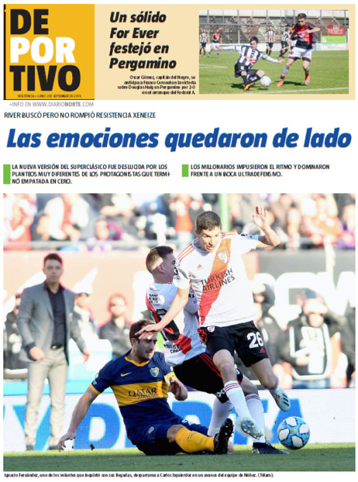 Las emociones quedaron de lado