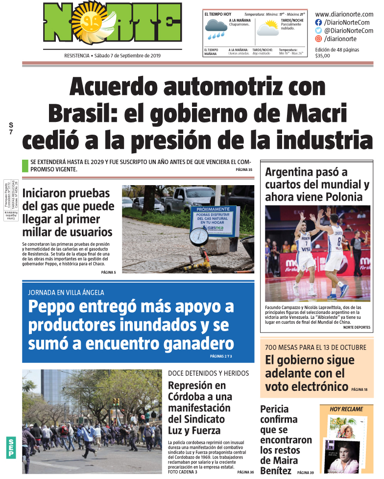 Edicion del 07-09-2019