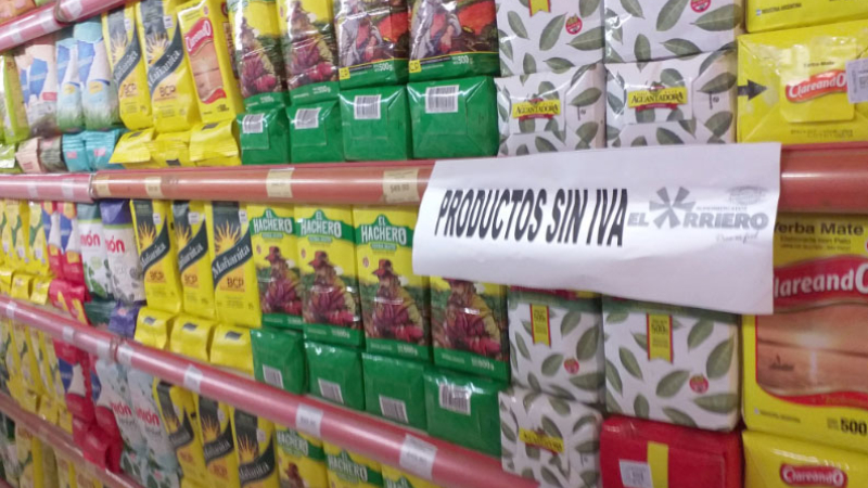 Comerciantes afirman que solo aumentó la venta de lácteos y yerba mate