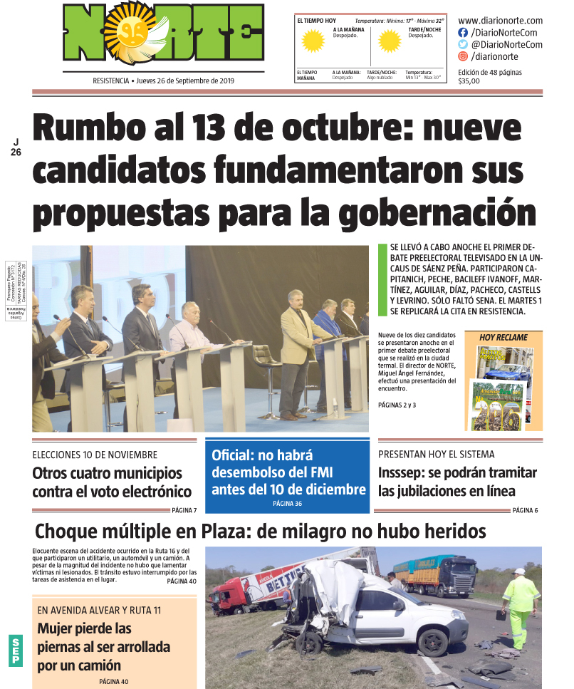 Edicion del 26-09-2019