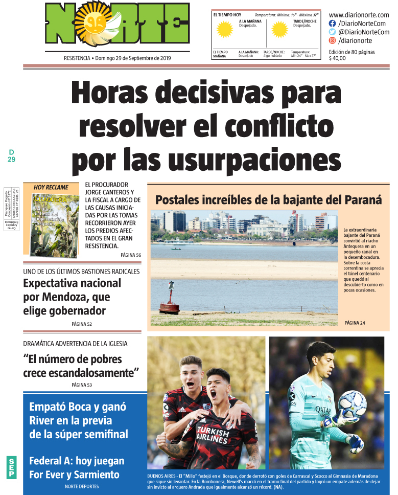 Edicion del 29-09-2019