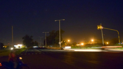 Sáenz Peña: la autovía de la ruta 16, entre la oscuridad y semáforos que no funcionan