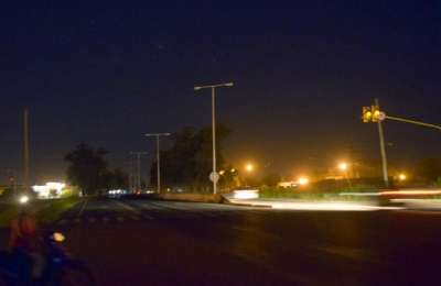 Sáenz Peña: la autovía de la ruta 16, entre la oscuridad y semáforos que no funcionan