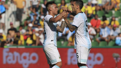 Argentina goleó a Ecuador por 6 a 1 en el cierre de la gira por Europa