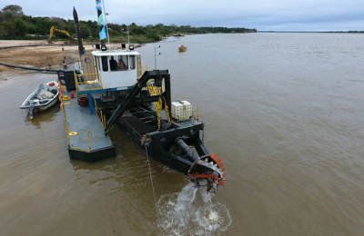 El Chaco negociará con Jan de Nul el dragado y balizamiento en Barranqueras