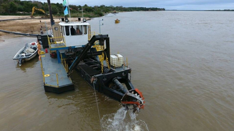 Argentina y Paraguay impulsan el dragado y la señalización del tramo compartido sobre el Río Paraná