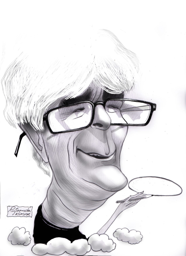 Cartoonist Rajeendra Kumar (India)