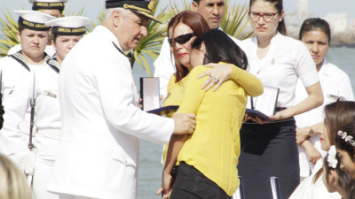 Ni el presidente ni Aguad concurrieron al acto homenaje a desaparecidos del ARA San Juan