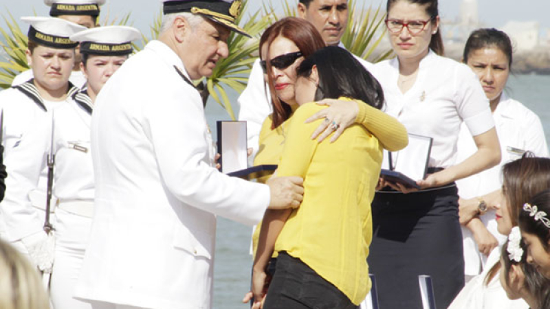 Ni el presidente ni Aguad concurrieron al acto homenaje a desaparecidos del ARA San Juan
