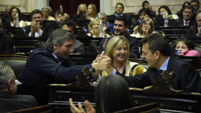 Juraron los 130 diputados electos en octubre, y asumió Massa como presidente de la cámara baja